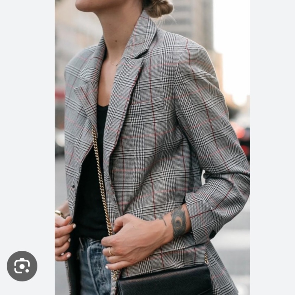 Zara oversized plaid blazer size XS business casual